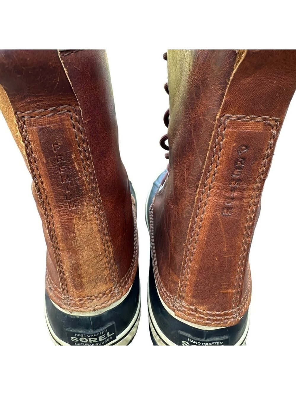 Sorel 1964 Premium Brown Leather Waterproof Duck Boots Women’s Size 8 - Picture 10 of 14